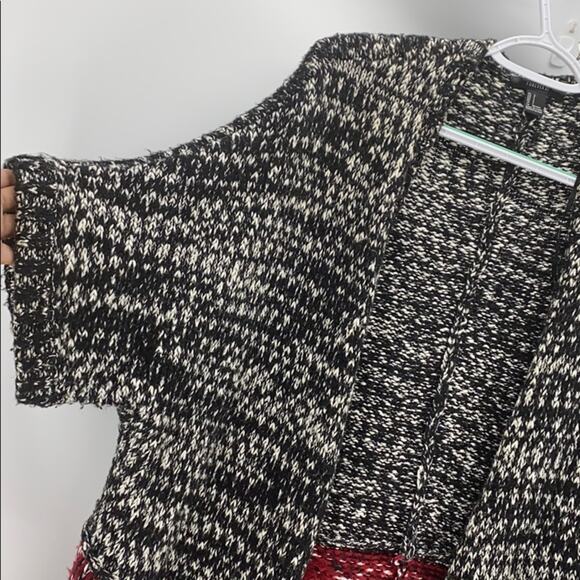 Forever 21 cardigan oversized southwestern native open front pockets size S - Picture 4 of 5